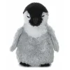Stuffed Baby Emperor Penguin Mini Flopsie by Aurora
