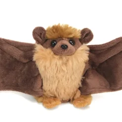 Stuffed Brown Bat Mini Cuddlekin by Wild Republic