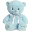 Stuffed Medium Blue My First  Teddy Bear by Ebba