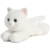 Sugar Too the Stuffed White Cat Mini Flopsie by Aurora
