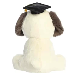 Terrier Pup Stuffed Dog with Graduation Cap and Diploma by Aurora