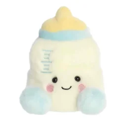 Theo the Plush Blue Baby Bottle Palm Pals by Aurora
