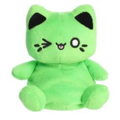 Toxic Green Plush Meowchi Cat Palm Pals by Aurora