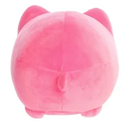 Vivid Pink Stuffed Meowchi Cat by Aurora
