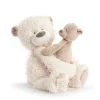 Wrapped in Prayer Baby Safe Plush Bear with Baby by Demdaco