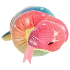 Wrist Wranglers Elastic Plush Rainbow Dreams Snake by Aurora