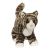 Zigby the 8 Inch Plush Gray Stripe Cat by Douglas