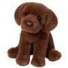 Zoom the 9 Inch Stuffed Chocolate Lab Dog by Douglas